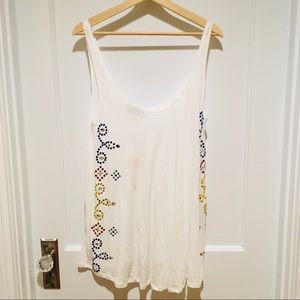 NWT Wildfox Rhinestone Tank Dress Swim Coverup S